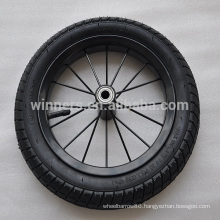 12.5"x 2.125" steel rim pneumatic/air rubber wheel